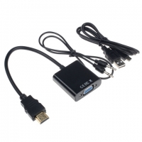 Адаптер HDMI-VGA audio+питание USB